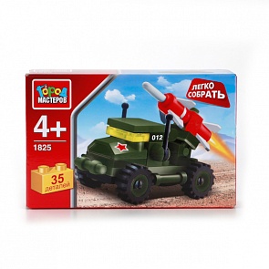 Конструктор - Легко собрать - Ракетная установка (Город мастеров, KK-1825-Rsim)